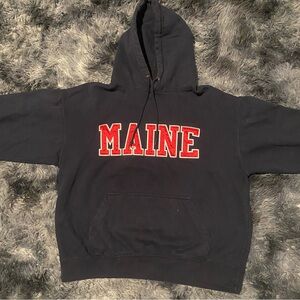 Forester Maine Pullover  Hoodie Mens Vintage Retro Varsity